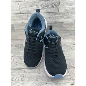 Xelero Performance X96006XW Women Size 8 Black Light Blue Mesh Running Shoes